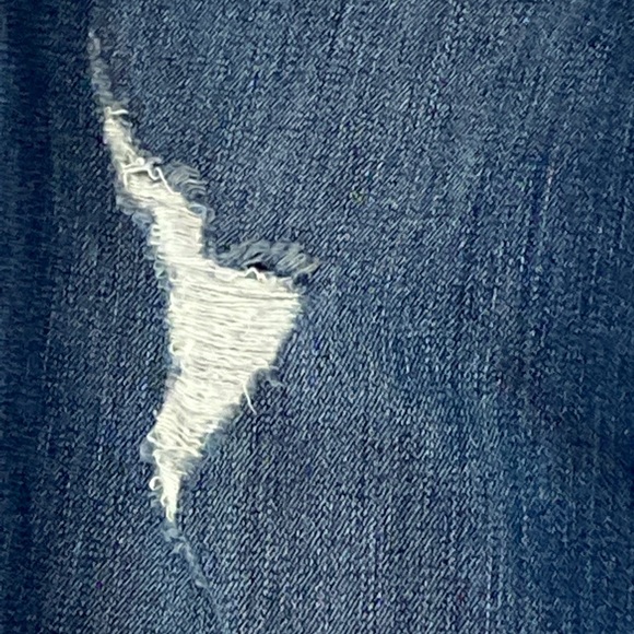 Women's Miss Me Mid-Rise Cuffed Distressed Destructed Skinny Jeans Size 28 VGC - Picture 6 of 8